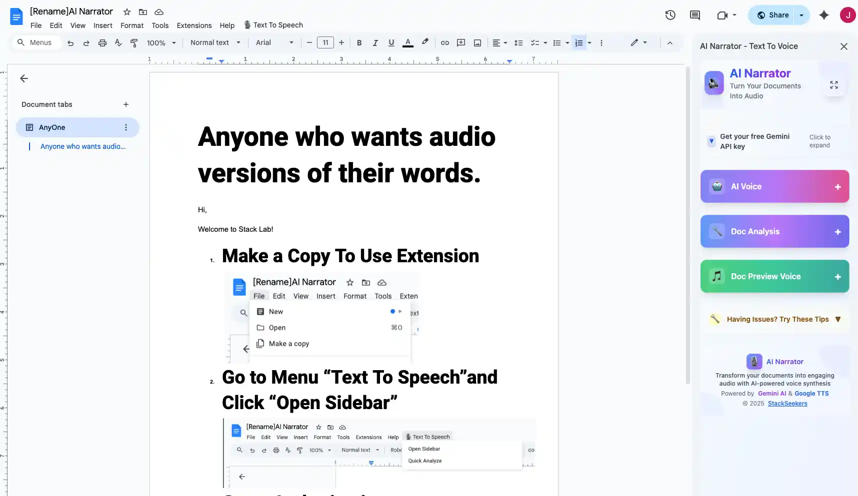 AI Narrator Screenshot 2